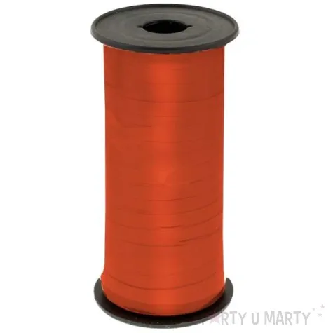 wstazka do balonow lustrzana pomaranczowa godan 5 mm 92 m