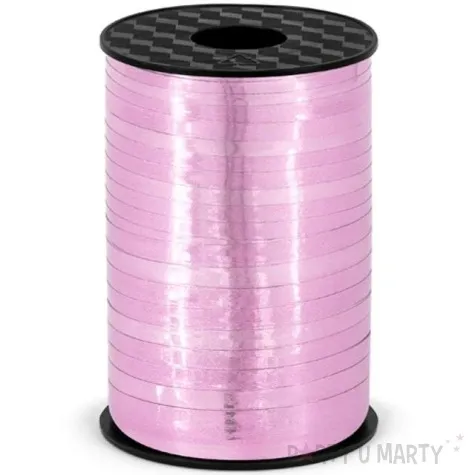 wstazka do balonow metalic rozowa 0 5 cm x 225 m