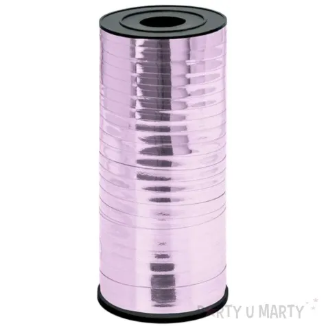 wstazka do balonow metaliczna liliowy partypal 92 m
