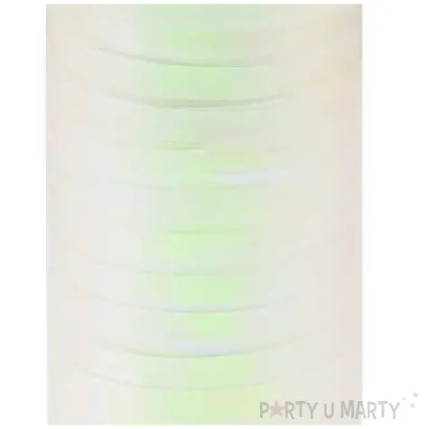 wstazka do balonow opalizujaca biala godan 5 mm 92 m