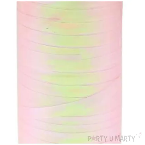 wstazka do balonow opalizujaca jasnorozowa godan 5 mm 92 m