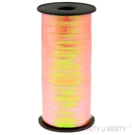 wstazka do balonow opalizujaca pomaranczowa godan 5 mm 92 m