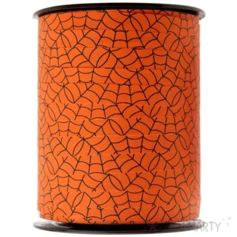 wstazka do balonow pajeczyna bolduc pomaranczowa santex 10 mm 50 m