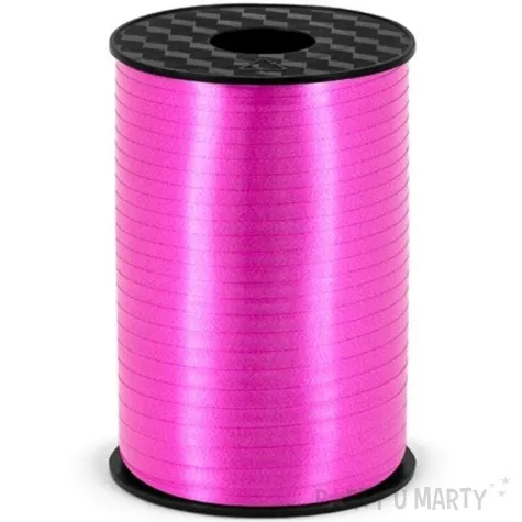 wstazka do balonow pastelowa fuksja 0 5 cm x 225 m