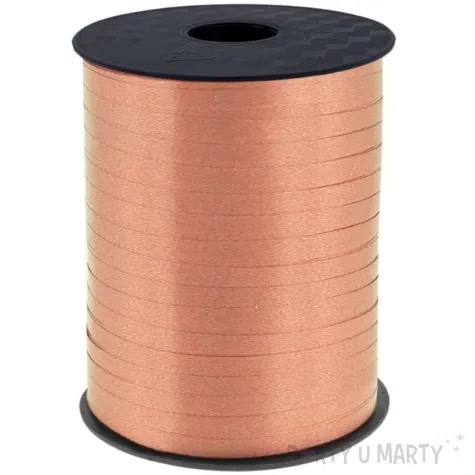 wstazka do balonow pastelowa rozowe zloto godan 5 mm 458 m