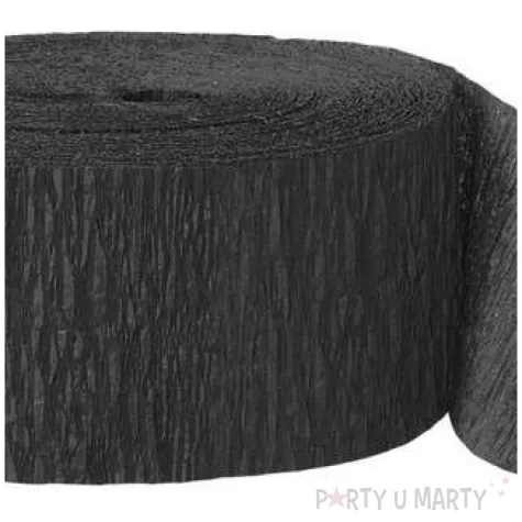 wstazka krepina classic czarna unique 24 6 cm