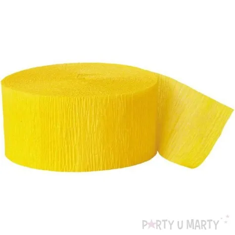 wstazka krepina classic zolta unique 24 6 cm