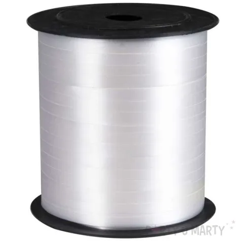 wstazka pastelowa waska 0 5cm x 250m biala