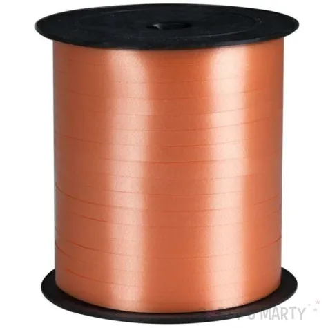 wstazka pastelowa waska 0 5cm x 250m lososiowa