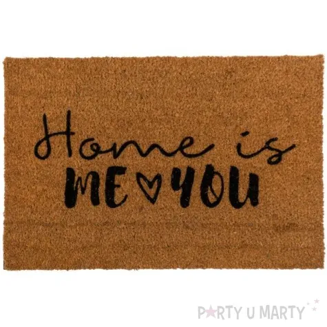 wycieraczka home is me you czarno brazowa ootb 60 x 40 cm