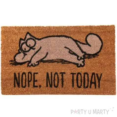 wycieraczka kot simona nope not today puckator 75 x 45 cm
