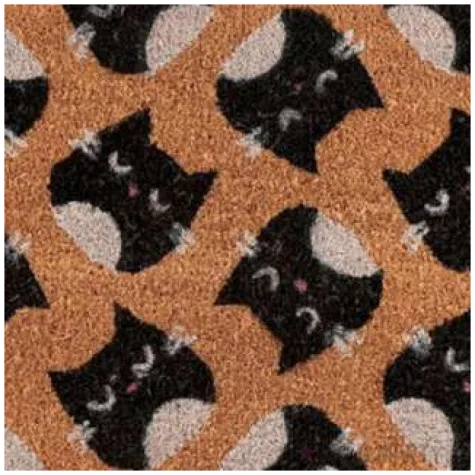 wycieraczka kotki wlokno kokosowe puckator 72 x 45 cm