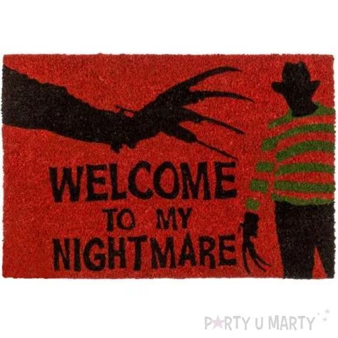 wycieraczka welcome to my nightmare koszmar z ulicy wiazow ootb 60 x 40 cm