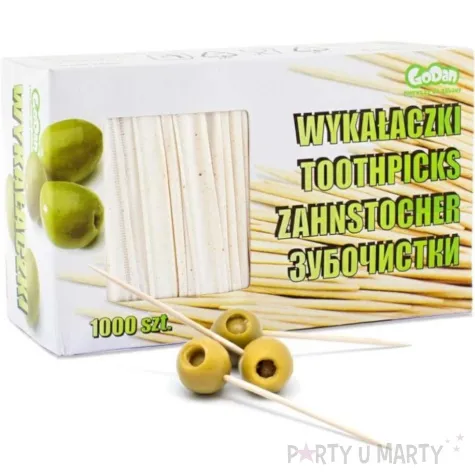 wykalaczki luz w papierku 1000 szt