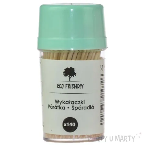 wykalaczki w barylce mix drewno brzozowe arpex 6 5 cm 140 szt