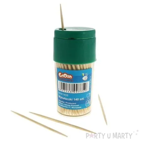 wykalaczki w opakowaniu 140 szt x 12 op mix