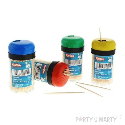 wykalaczki w opakowaniu 300 szt mix