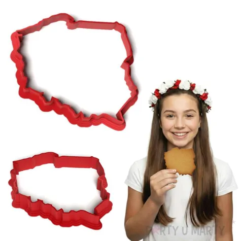 wykrojnik do masy czerwona foremka kontur polski swieto niepodleglosci 11 listopada