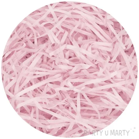 wypelniacz wiorki papierowe rozowy jasny partypal 50g