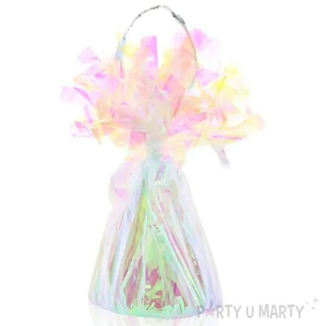 xx bac ciezarek foliowy do balonow z helem iridescent 145 g 1 szt