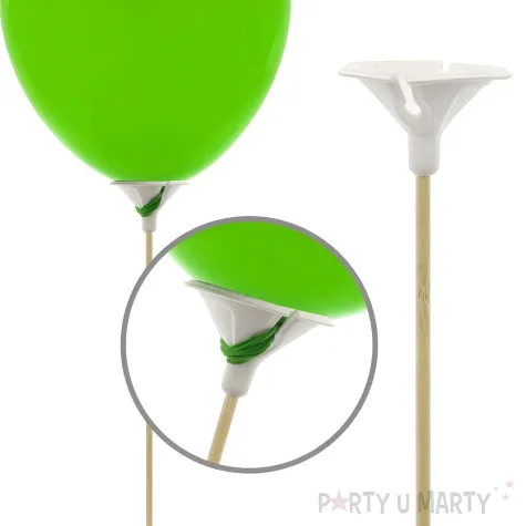 xx bai patyczki z zatyczkami do balonow bambus papier 100 szt