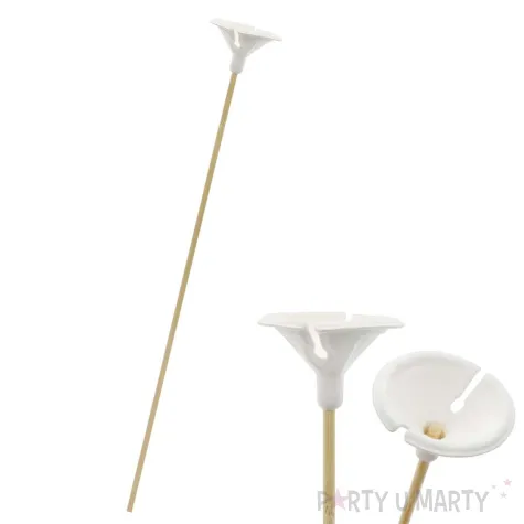 xx bai patyczki z zatyczkami do balonow bambus papier 100 szt