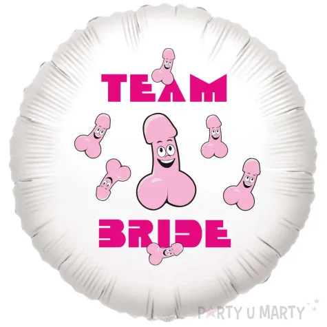 xx balon bialy peniski team bride