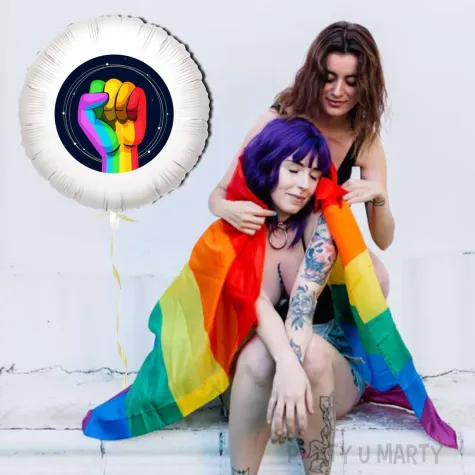 xx balon dlon teczowa lgbt
