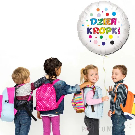 xx balon dzien kropki kolorowe kropki