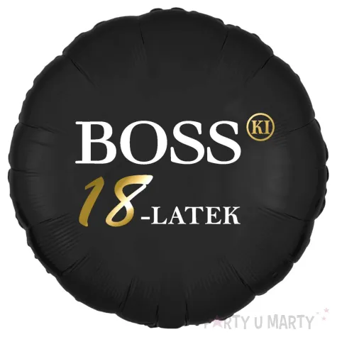 xx balon fol bosski 18 latek czarny
