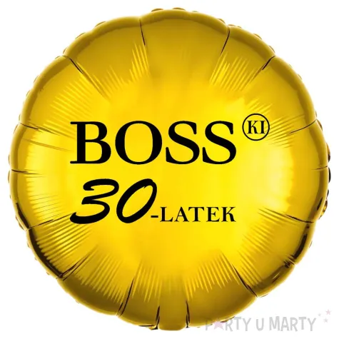 xx balon fol bosski 30 latek zloty