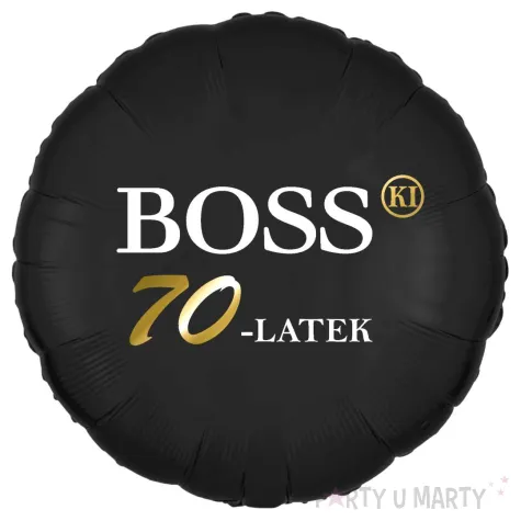 xx balon fol bosski 70 latek czarny