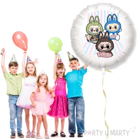 xx balon fol labubu z jedzeniem