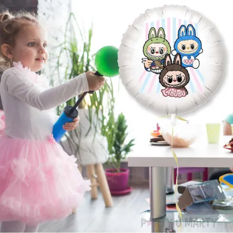 xx balon fol labubu z jedzeniem