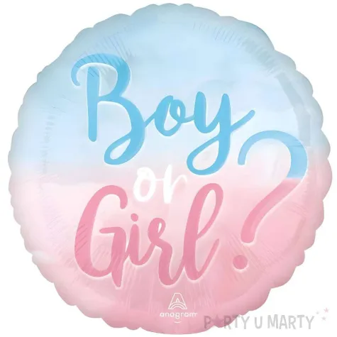 xx balon foliowy 18 boy or girl