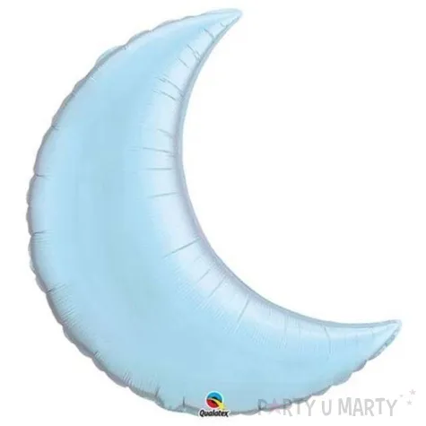 xx balon foliowy 35 ql mn ksiezyc perlowy blekit