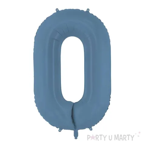 xx balon foliowy cyfra 0 86cm granat