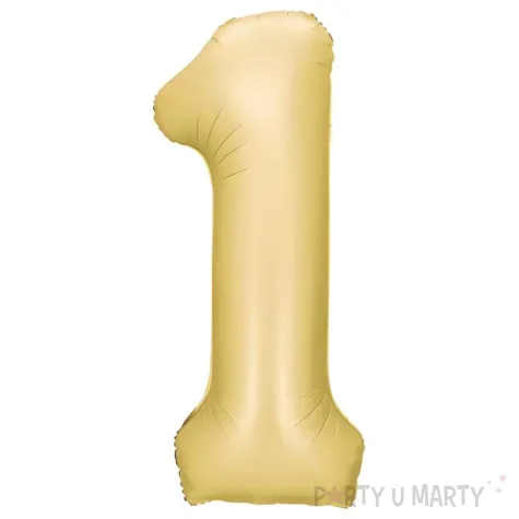 xx balon foliowy cyfra 1 86cm zloty