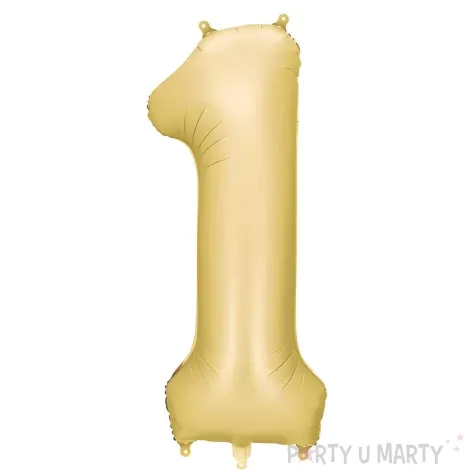 xx balon foliowy cyfra 1 86cm zloty