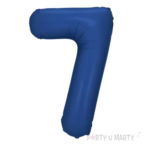 xx balon foliowy cyfra 7 86cm granat