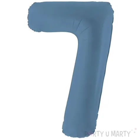 xx balon foliowy cyfra 7 86cm granat