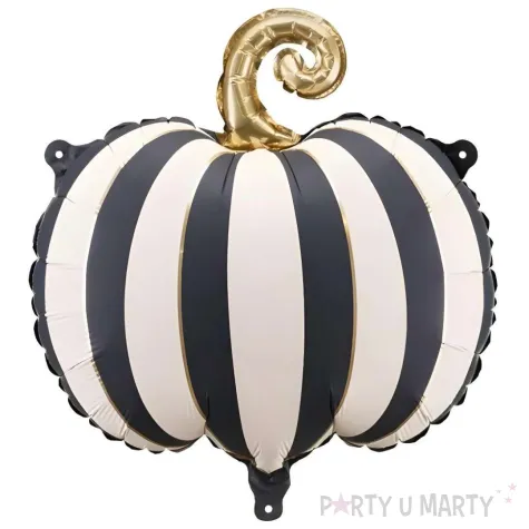 xx balon foliowy dynia w paski 39x38 cm mix