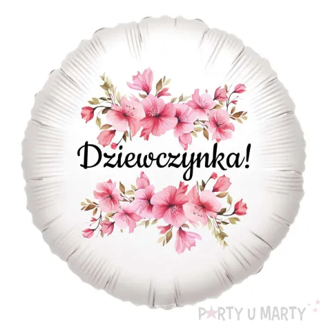 xx balon foliowy dziwczynka kwiat jabloni