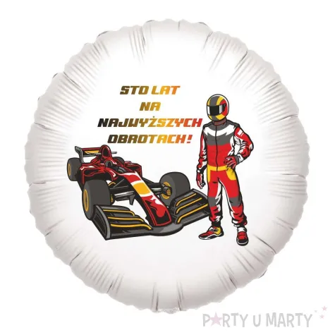 xx balon foliowy f1 sto lat