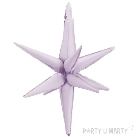 xx balon foliowy gwiazda 3d 70cm fiolet