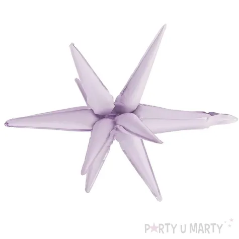 xx balon foliowy gwiazda 3d 70cm fiolet