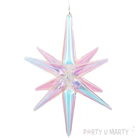 xx balon foliowy gwiazda 3d 70cm opalizujacy