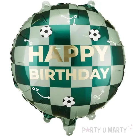 xx balon foliowy happy birthday pilki 35x35 cm mix