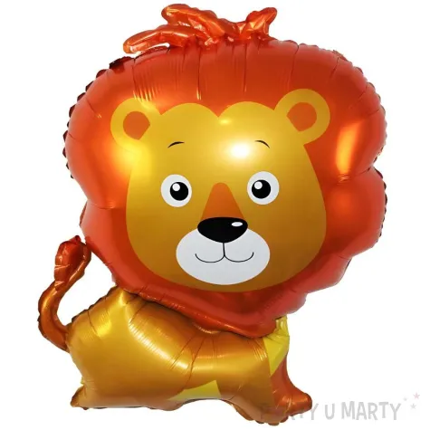 xx balon foliowy lew z grzywa 66x48 cm