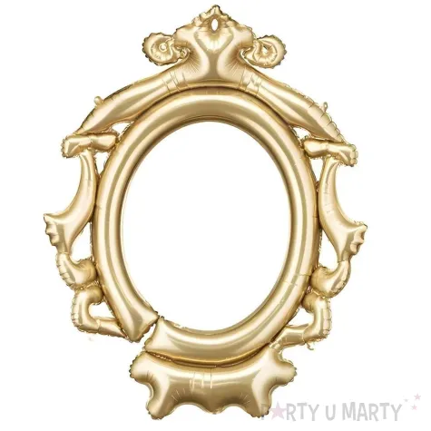 xx balon foliowy ramka 78x95 cm zloty